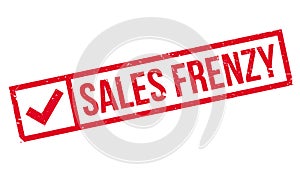 Sales Frenzy rubber stamp