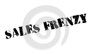 Sales Frenzy rubber stamp