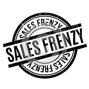 Sales Frenzy rubber stamp