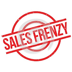 Sales Frenzy rubber stamp