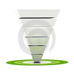 Sales funnel or conversion funnel