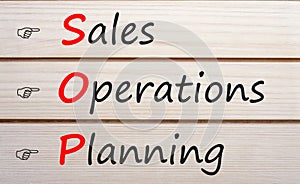 Sales and Operations Planning Ðcronym Concept