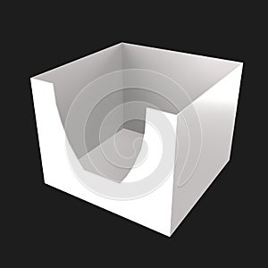 Sales point box 3d illustration