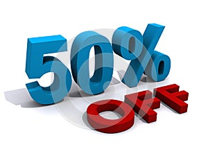 Sales promotion 50% off