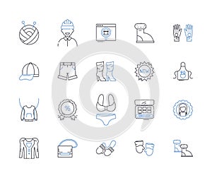 Sales promotion line icons collection. Bargain, Discount, Offer, Incentive, Sale, Coupon, Rebate vector and linear