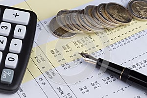 Sales receipt from the store