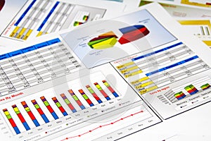 Sales Report in Statistics, Graphs and Charts