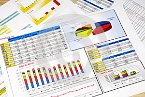 Sales Report in Statistics, Graphs and Charts