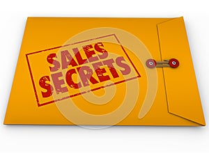 Sales Secrets Yellow Envelope How to Make a Sale