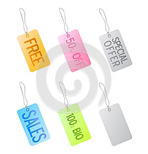 Sales tags