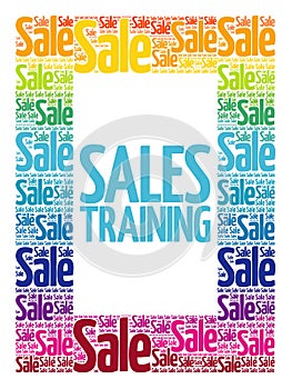 Sales Training words cloud