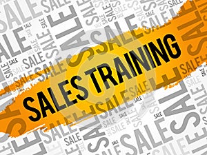 Sales Training words cloud