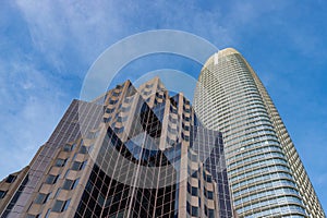 Salesforce Tower and 100 First Plaza