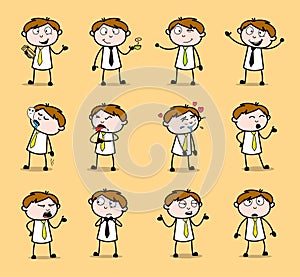 Salesman - Set of Concepts Vector illustrations