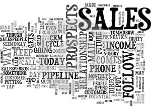 A Salesperson S Guide To Direct Mail Follow Up Word Cloud