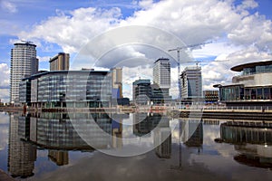 Salford Quays in Manchester