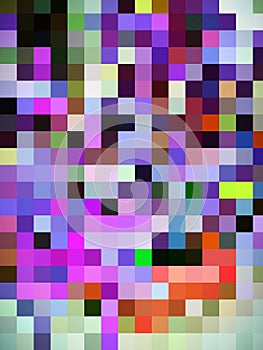 A  salient and non-periel seamless geometric pattern of squares photo