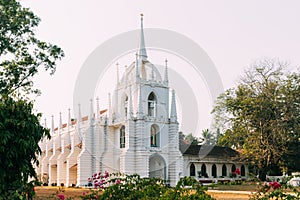 Saligao, Goa, India. Mae De Deus Church. Local Landmark photo