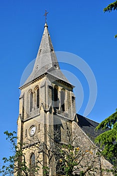 Salignac church in Dordogne photo