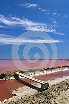 Salin de Giraud in Camargue region, Provence, France