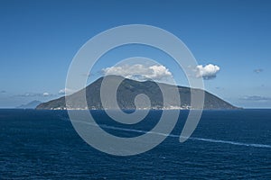 Salina and Filicudi from Lipari