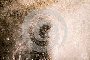 Salina Turda. Texture salt on the walls