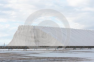 Salinas in the area of Santa Pola, Spain