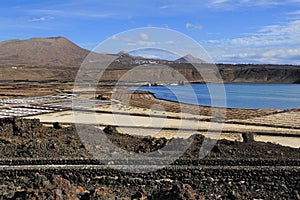 Salinas de Janubio, Lanzarote Island, Canary Islands, Spain