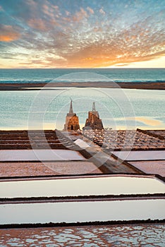 Salinas de Janubio in Southern Lanzarote, Canary Islands