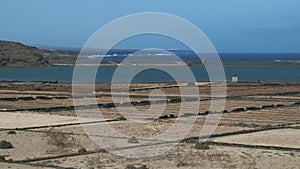 Salinas de Janubio view with lagoon, Lanzarote