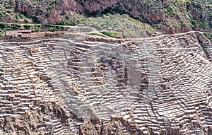 Salinas de Maras, salt evaporation ponds, near Cusco, Peru