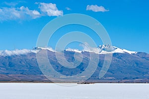 Salinas Grandes Salt desert in the Jujuy, Argentina