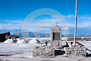 Salinas Grandes Salt desert in the Jujuy, Argentina