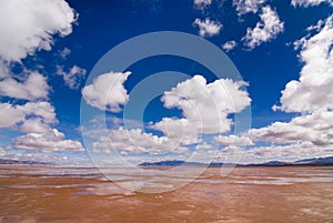 Salinas Grandes Salt Lake in Argentina photo