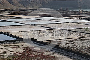 The Salinas of Janubio, Southwest Lanzarote.