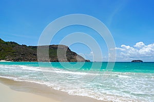 Saline beach at St. Barts, French West Indies