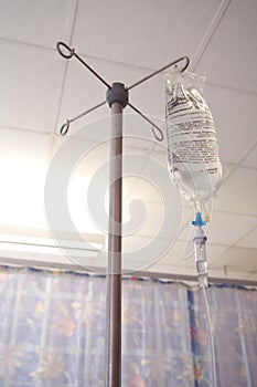 Saline drip bag