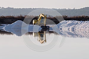 Saline evaporation ponds