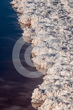 Saline evaporation ponds