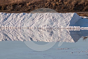 Saline evaporation ponds