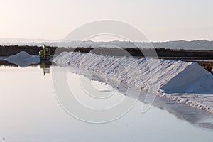 Saline evaporation ponds