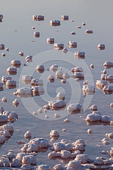 Saline evaporation ponds