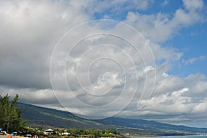 Saline les Bains, beach Reunion Island.