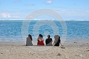 Saline les Bains, beach Reunion Island.