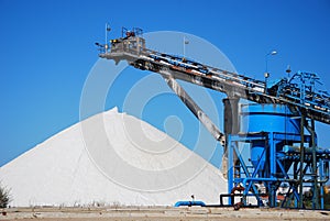 Saline marshes in Huelva, Spain