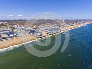 Salisbury Beach aerial view, Massachusetts, USA