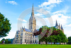 Salisbury cathedral building United Kingdom