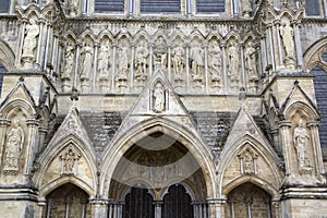 Salisbury Cathedral Facade