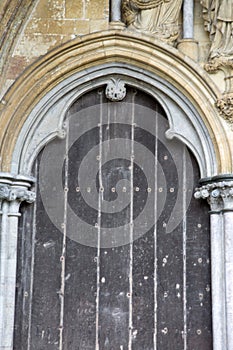 Salisbury Cathedral Facade, England