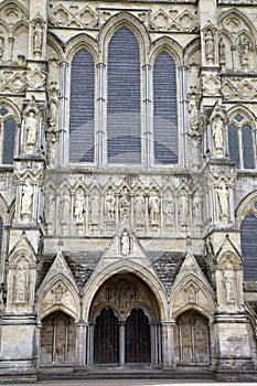 Salisbury Cathedral Facade, England